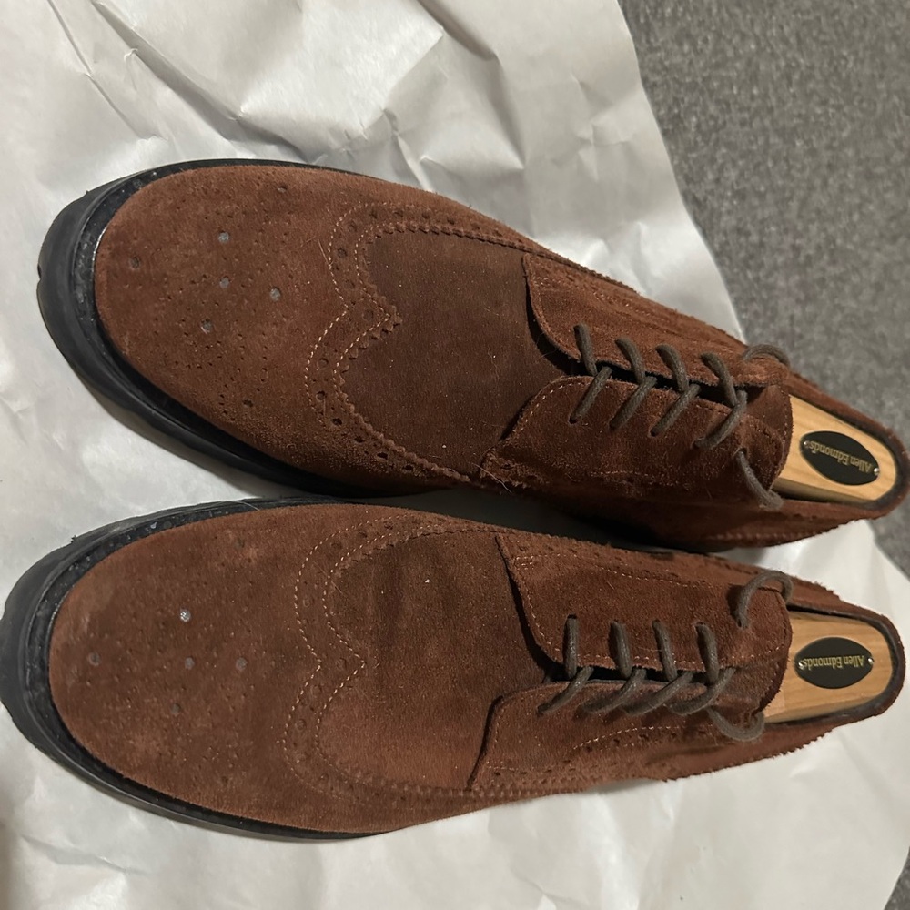 Bruno Magli Men's Brown Suede Oxfords